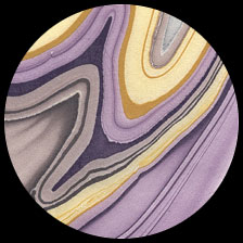 MARBLED - PURPLE/ YELLOW/ LILAC/ SILVER