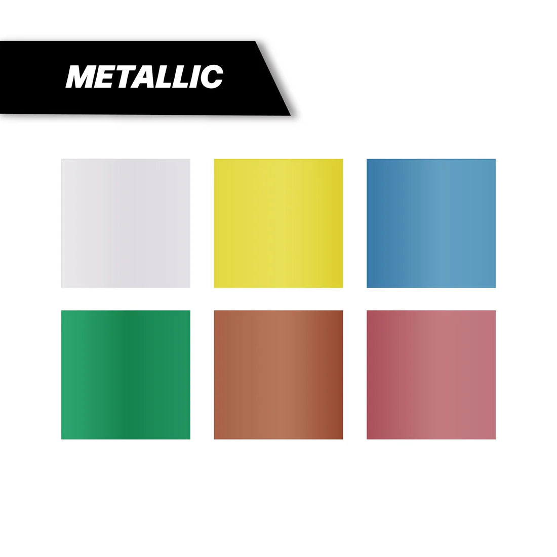 ACRYLIC MARKERS METALLIC COLORS 2MM 6PK