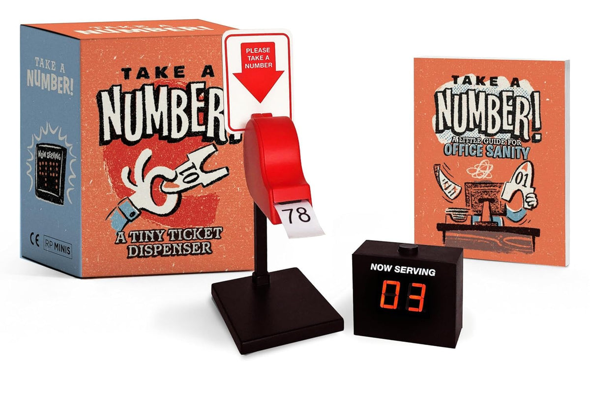 MINI TAKE A NUMBER TICKET DISPENSER