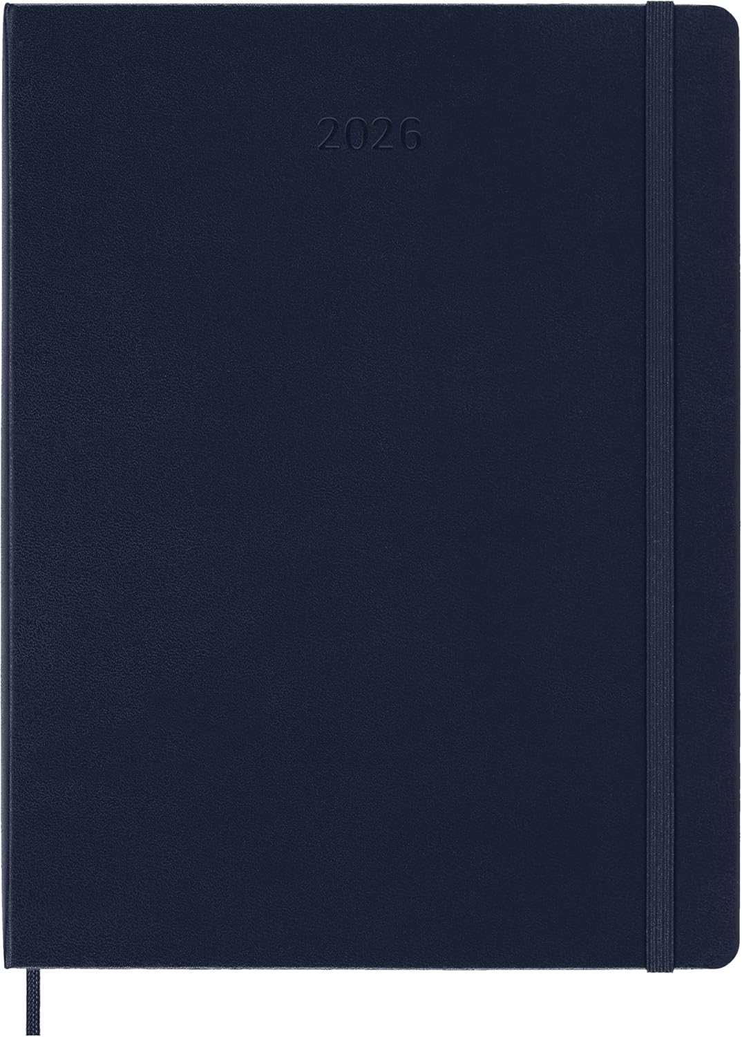 MOLESKINE 2026 WEEKLY PLANNER, HARD COVER, XL (7.5" × 9.75"), SAPPHIRE BLUE