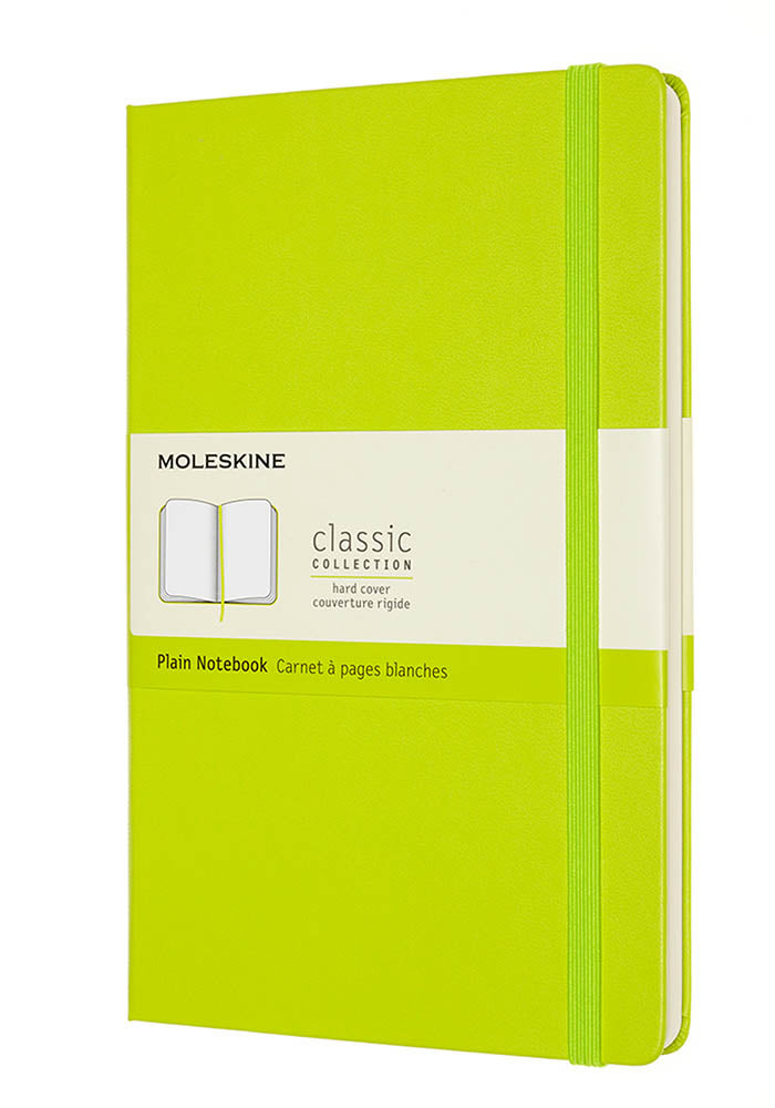 MOLESKINE CLASSIC PLAIN LARGE LEMON GREEN