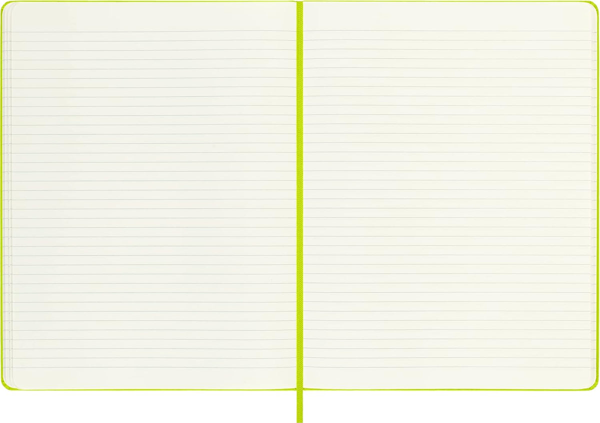 MOLESKINE CLASSIC RULED EXTRA LARGE LEMON GREEN