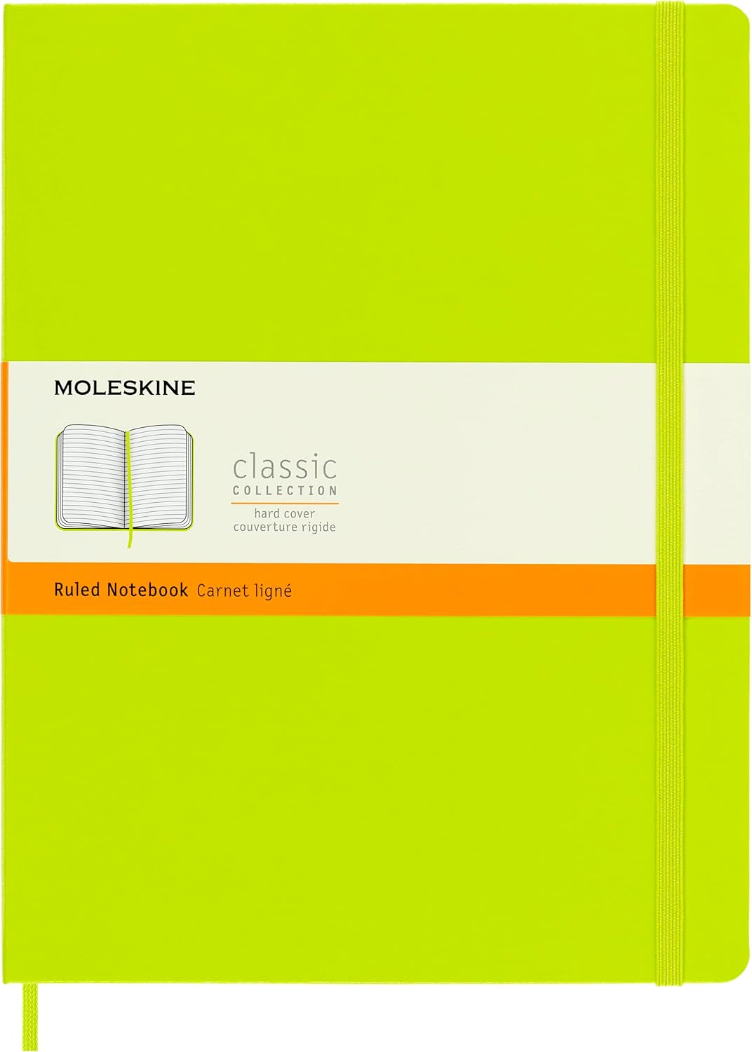 MOLESKINE CLASSIC RULED LARGE LEMON GREEN