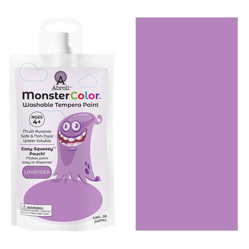 MONSTER WASHABLE TEMPERA 5oz LAVENDER