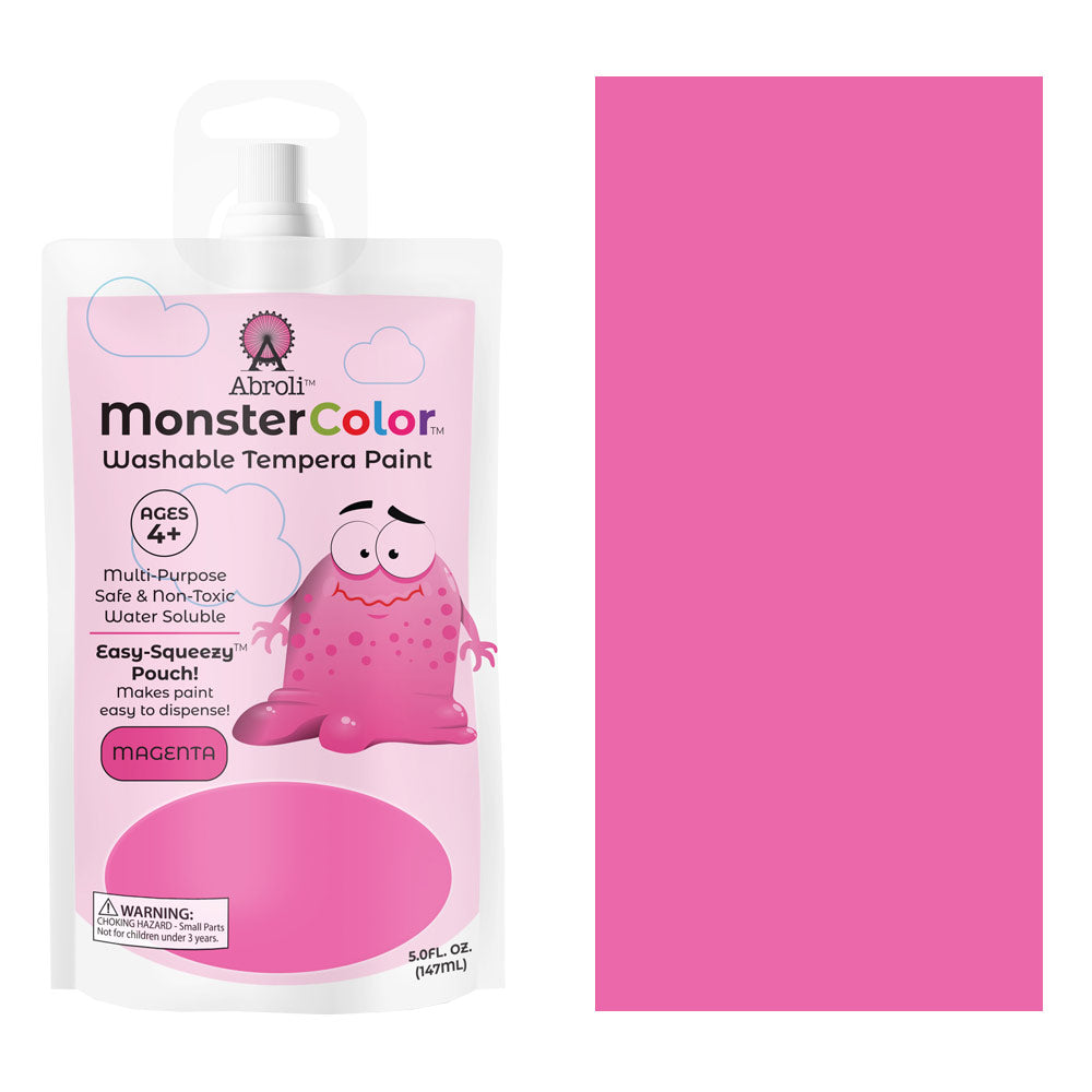 MONSTER WASHABLE TEMPERA 5oz MAGENTA