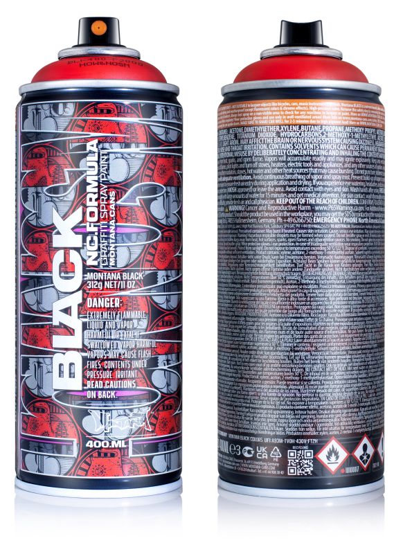 MONTANA BLACK ARTIST EDITION HOW&amp;NOSM POWER RED