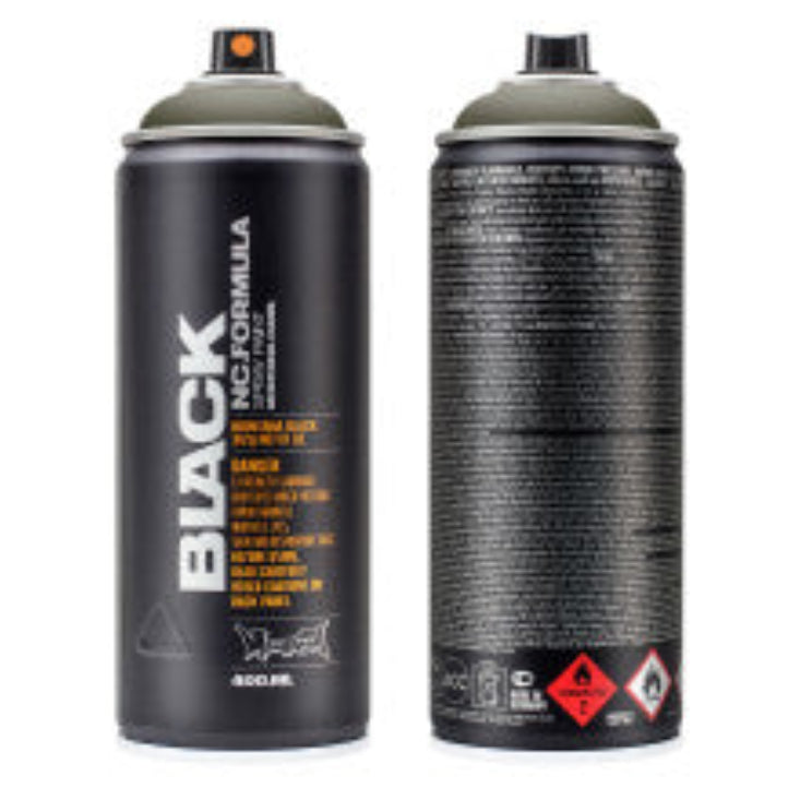 MONTANA BLACK HIGH PRESSURE SPRAY CAN B.A. BOSKO