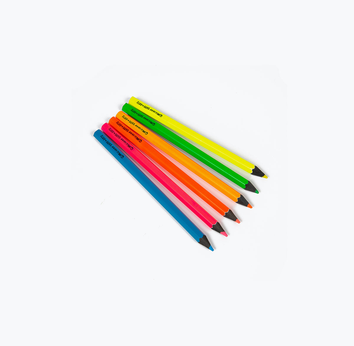 DARK ARTS NEON JUMBO PENCIL SET/6