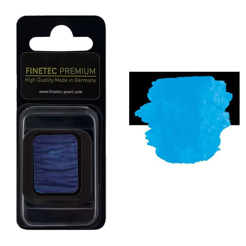FINETEC PREMIUM WATERCOLOR PAN REFILL (NEON) – BLUE