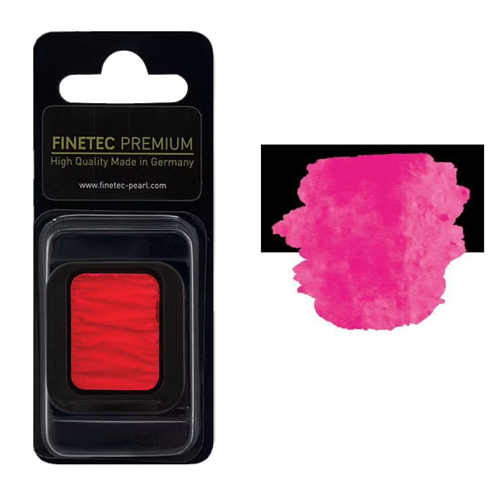 FINETEC PREMIUM WATERCOLOR PAN REFILL (NEON) – MAGENTA