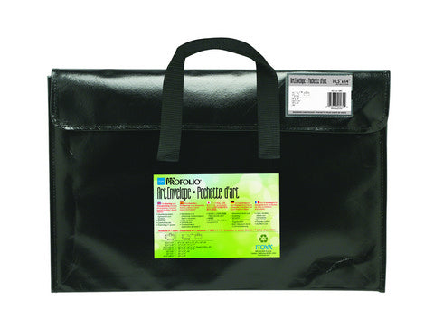 ART PROFOLIO, ART ENVELOPE - BLACK 23" X 31"