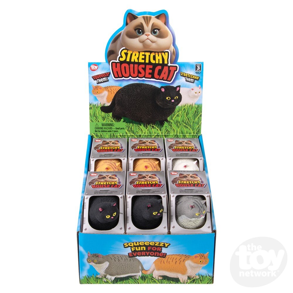 4" STRETCHY HOUSE CAT
