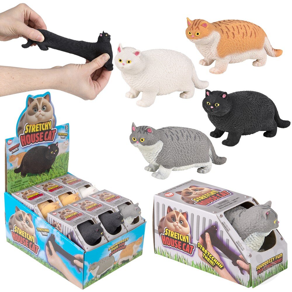 4" STRETCHY HOUSE CAT