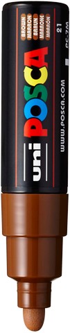 POSCA PAINT MARKER PC-7M BROAD  BROWN