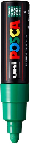 POSCA PAINT MARKER PC-7M BROAD GREEN