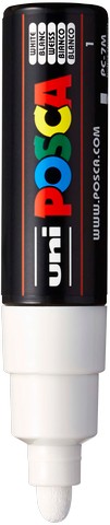 POSCA PAINT MARKER PC-7M BROAD WHITE