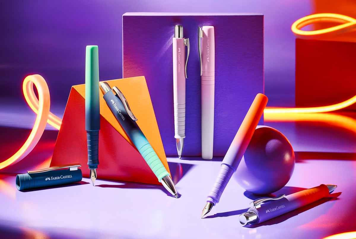 POLY FOUNTAIN PEN FLOW EDITION - PUNCHY MELLON  (MEDIUM NIB)
