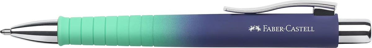POLY BALL BALLPOINT PEN , FLOW EDITION - BUZZING BLUE