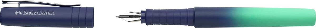 POLY FOUNTAIN PEN, FLOW EDITION - BUZZING BLUE (MEDIUM NIB)