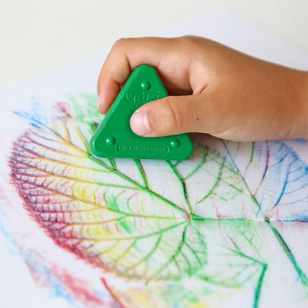 WAX CRAYON TRIANGLE SET/12