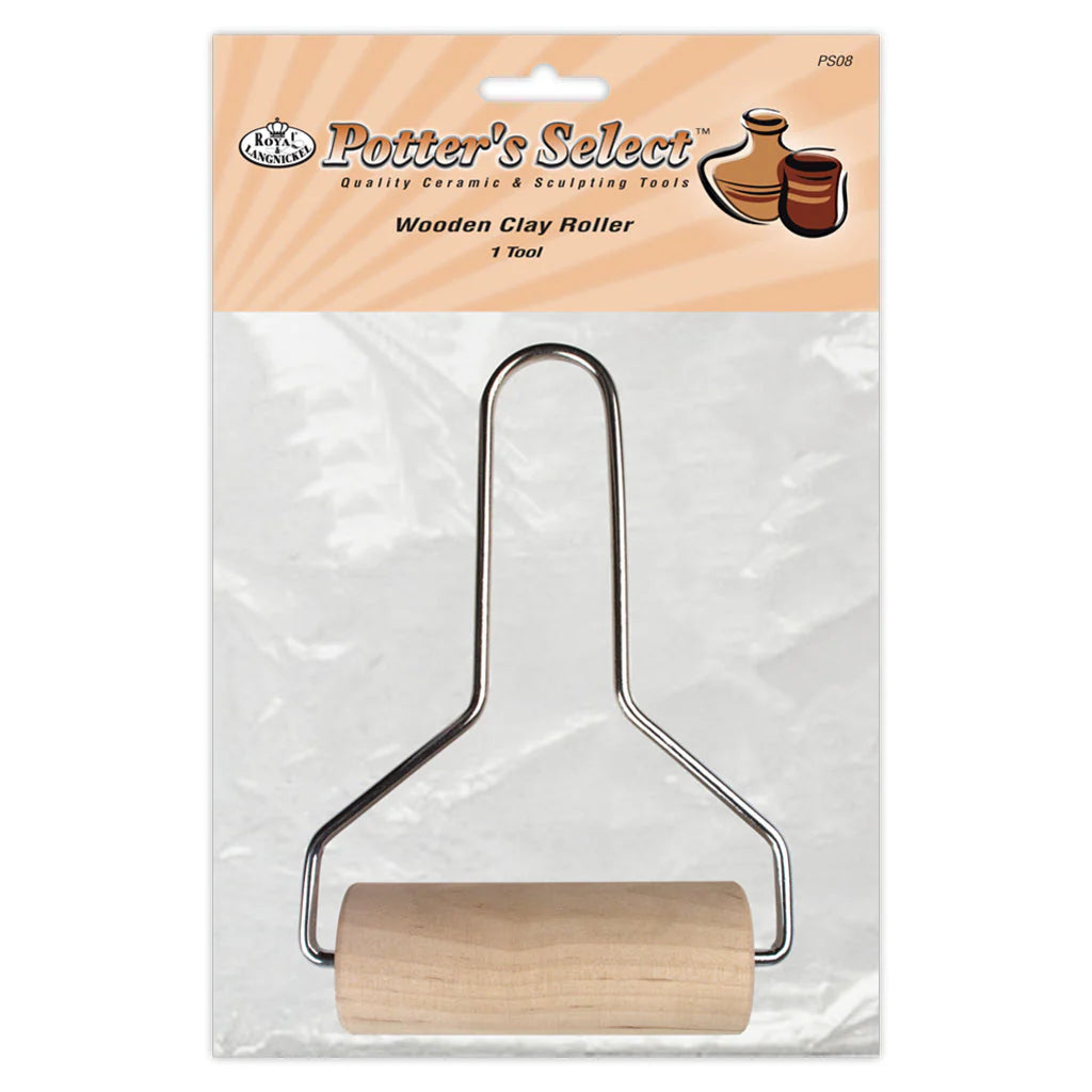WOODEN CLAY ROLLER