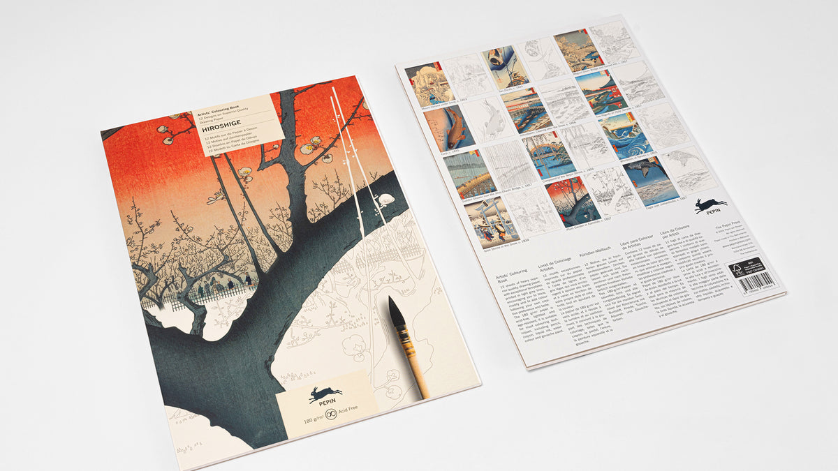 ARTIST'S COLORING BOOK- HIROSHIGE ARTISTS
