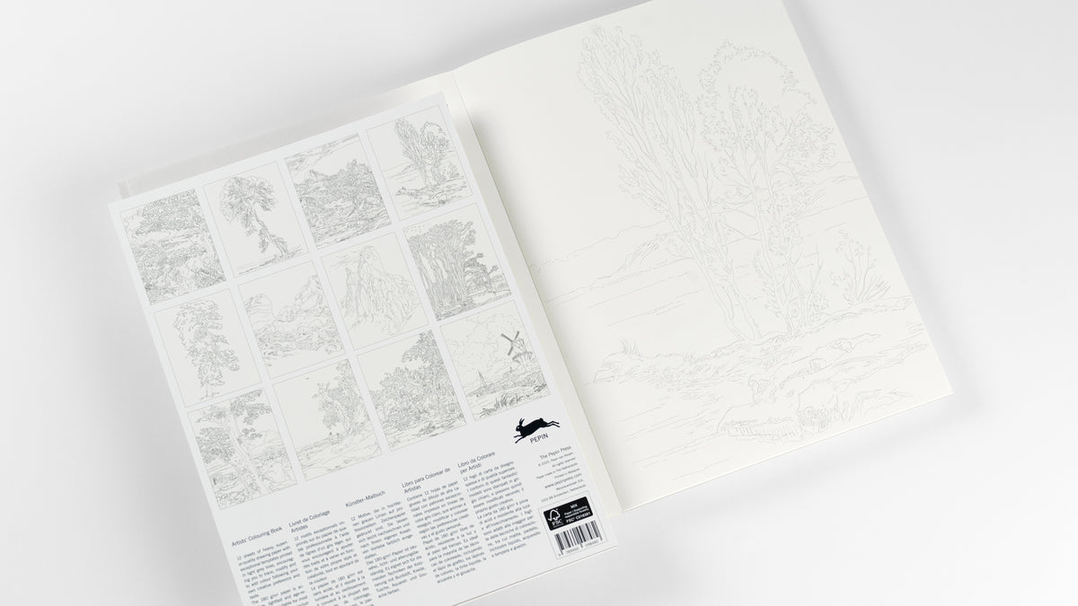 ARTIST'S COLORING BOOK- LANDSCAPE ARTISTS