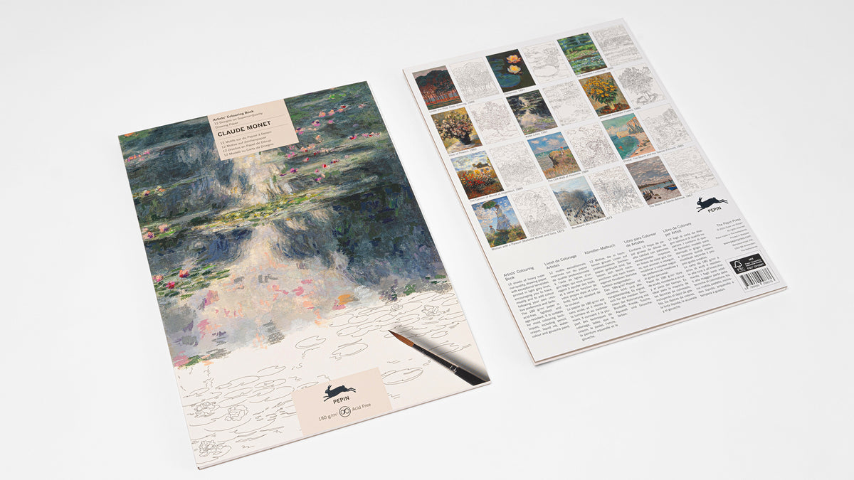 ARTIST'S COLORING BOOK- CLAUDE MONET
