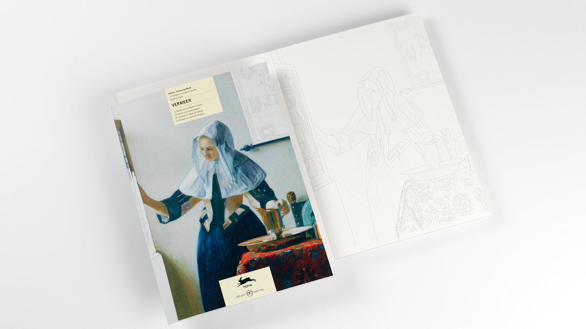ARTIST'S COLORING BOOK- VERMEER