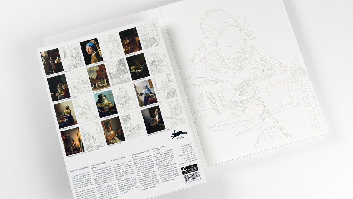 ARTIST'S COLORING BOOK- VERMEER