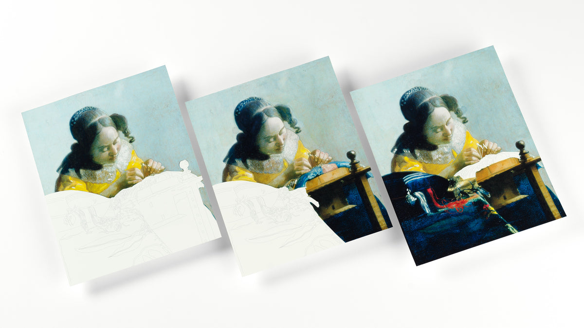 ARTIST'S COLORING BOOK- VERMEER