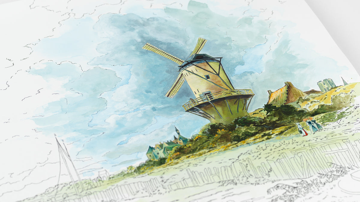 ARTIST'S COLORING BOOK- LANDSCAPE ARTISTS