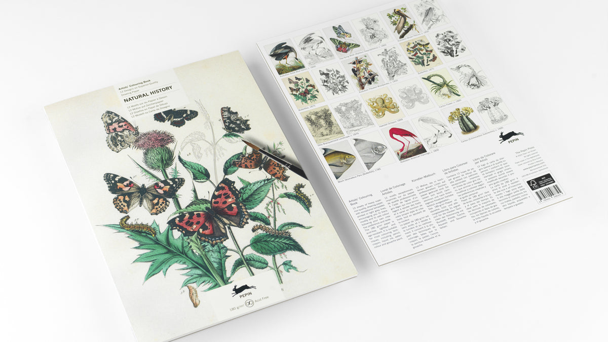 ARTIST'S COLORING BOOK- NATURAL HISTORY ARTISTS