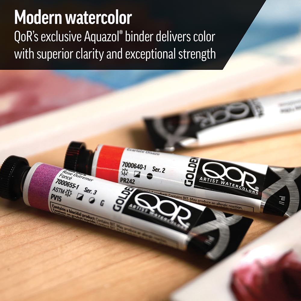 QOR 11 ML TUBE PERYLENE CRIMSON