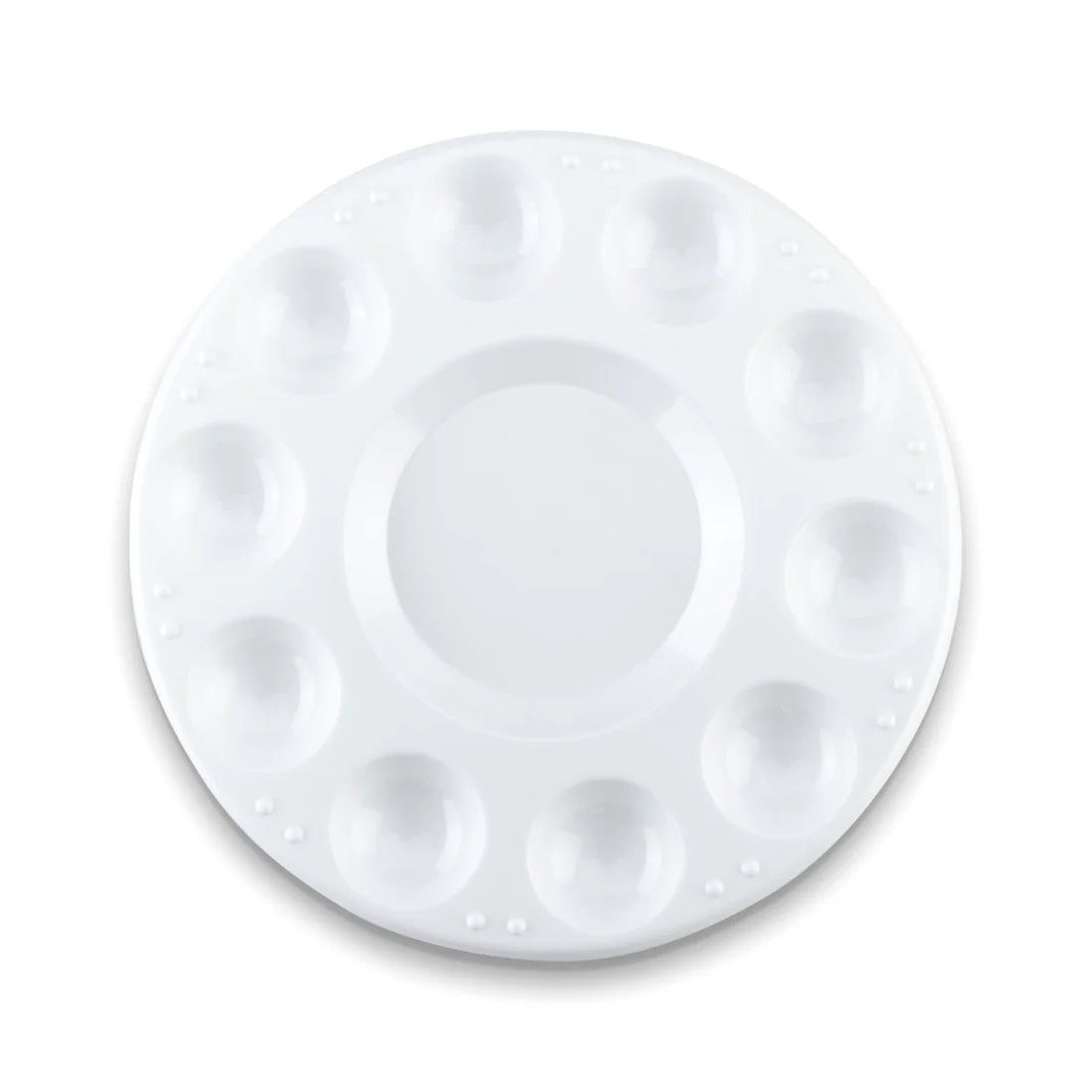 ROUND PLASTIC 10 WELL PALETTE