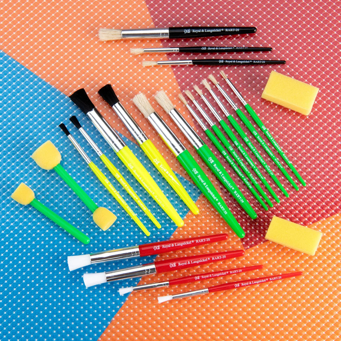 25 PC STENCIL BRUSH VALUE PACK