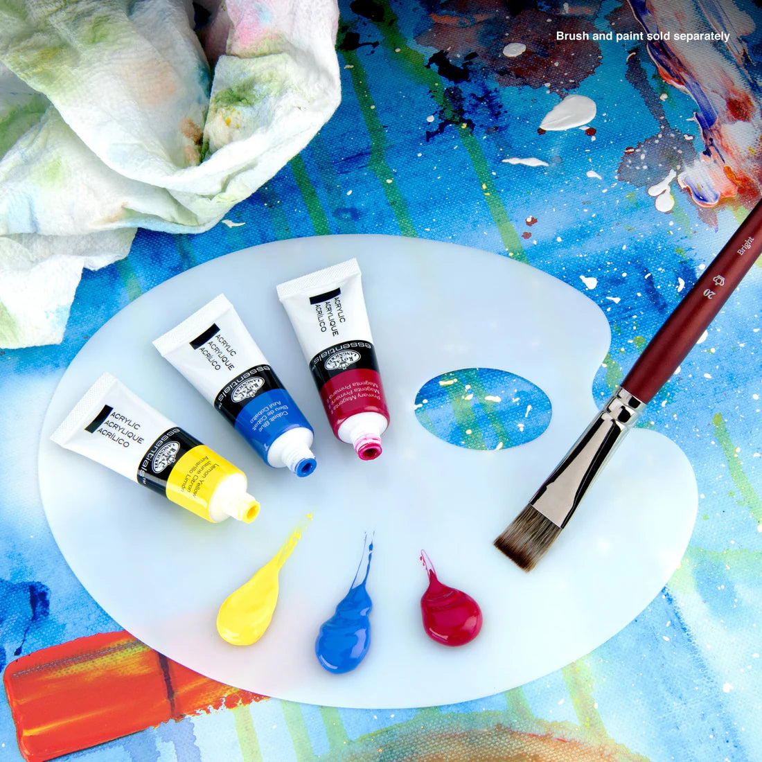 MINI ARTIST OVAL PALETTE PKGD