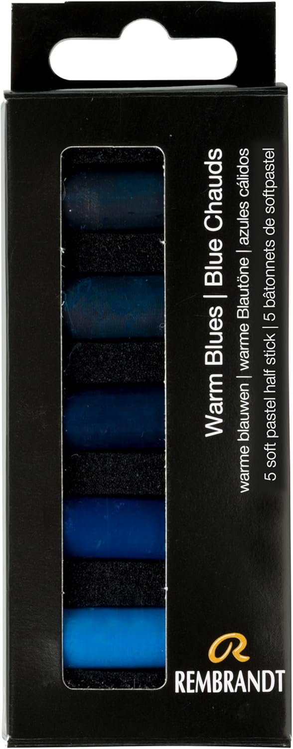 REMBRANDT SOFT PASTEL MICRO SET/5 WARM BLUE