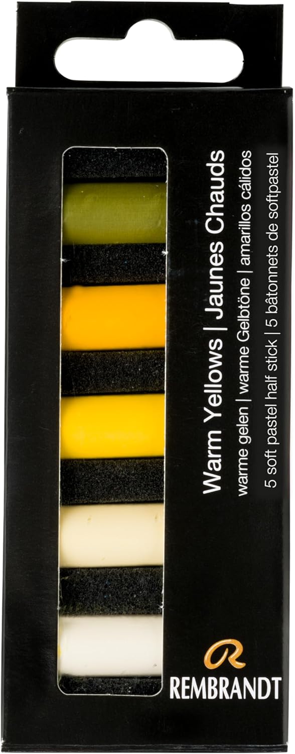 REMBRANDT SOFT PASTEL MICRO SET/5 WARM YELLOW