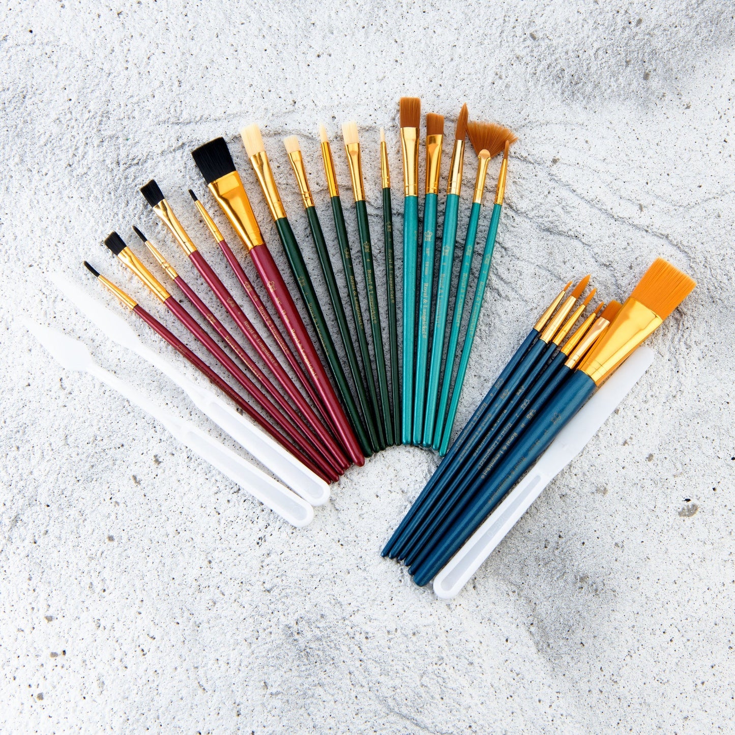 25PC LONG & SHORT HANDLE VALUE BRUSH SET
