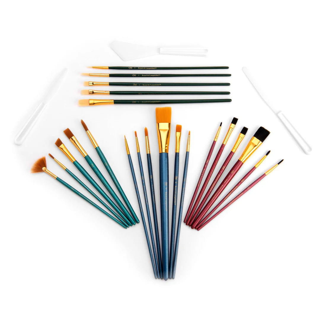 25PC LONG &amp; SHORT HANDLE VALUE BRUSH SET