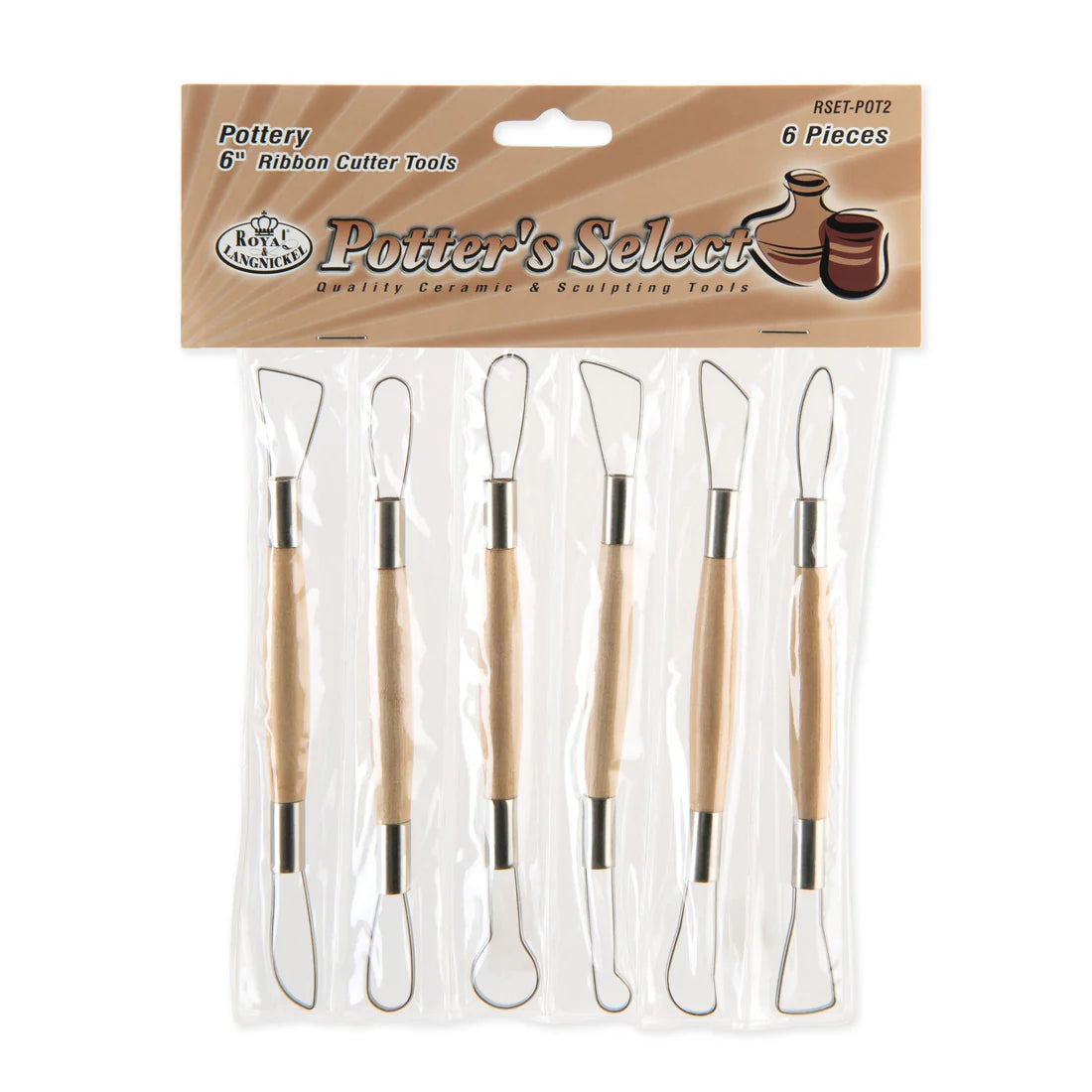 6 PIECE SET 6" LARGE RIBBON CUTTER TOOLS