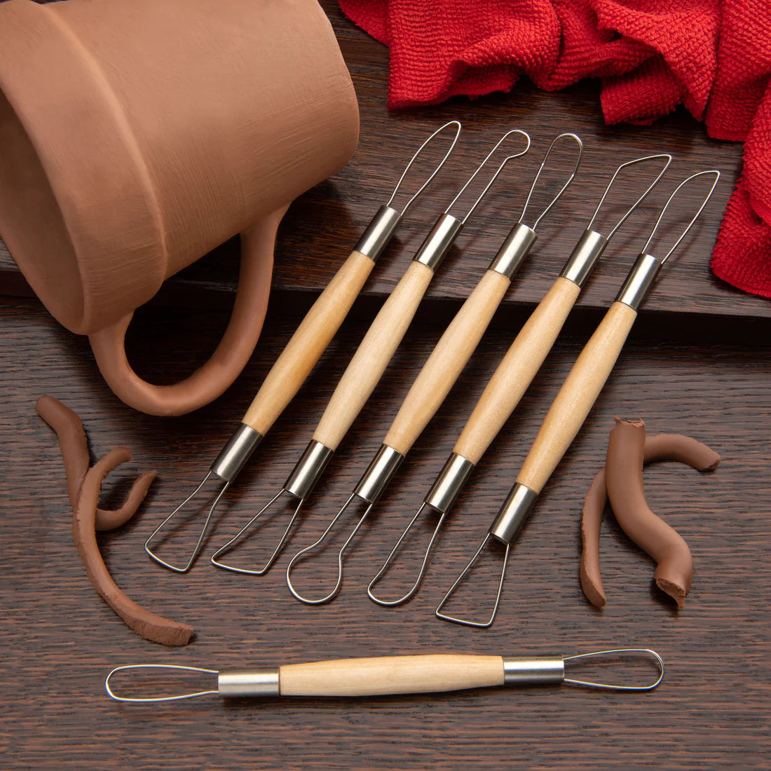 6 PIECE SET 6" LARGE RIBBON CUTTER TOOLS