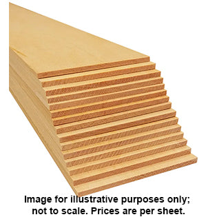 BASS SHEET 8X24X3/64