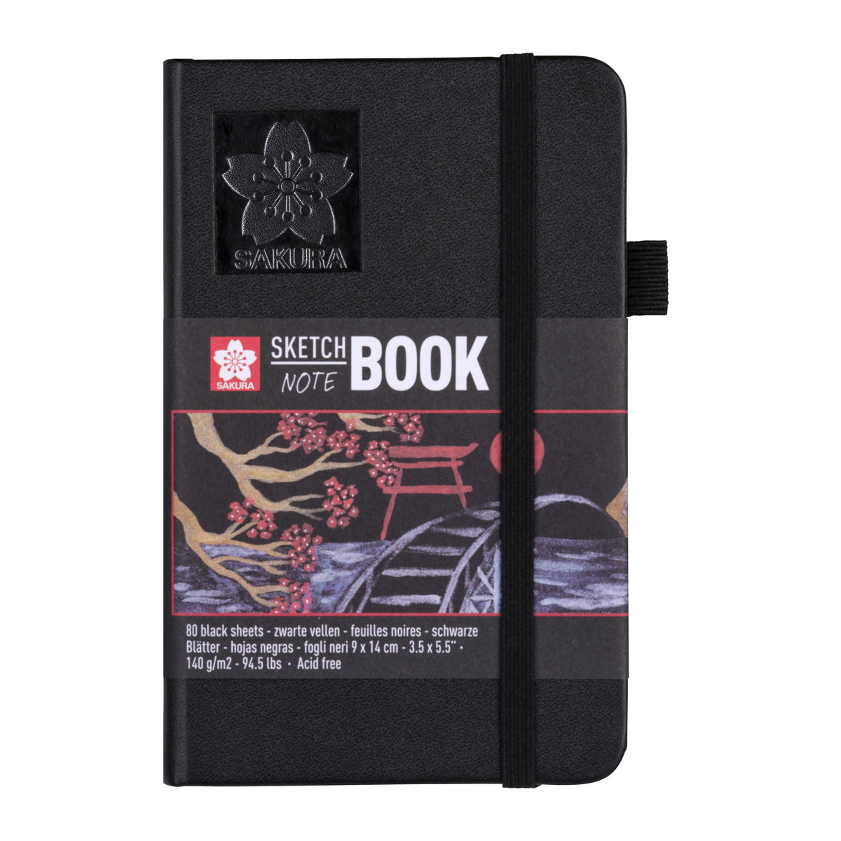 SAKURA SKETCHBOOK POCKET - BLACK PAPER
