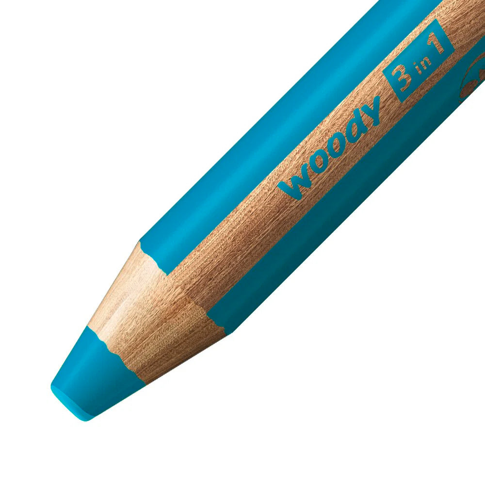 STABILO WOODY EXTRA-THICK TURQUOISE