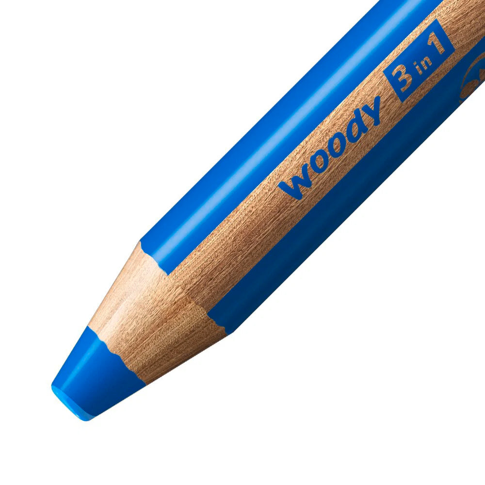 STABILO WOODY COLOR PENCIL BLUE