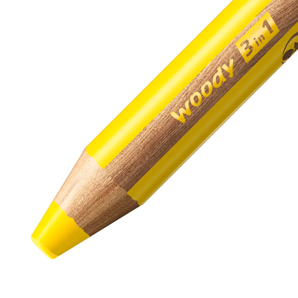 STABILO WOODY EXTRA-THICK YELLOW
