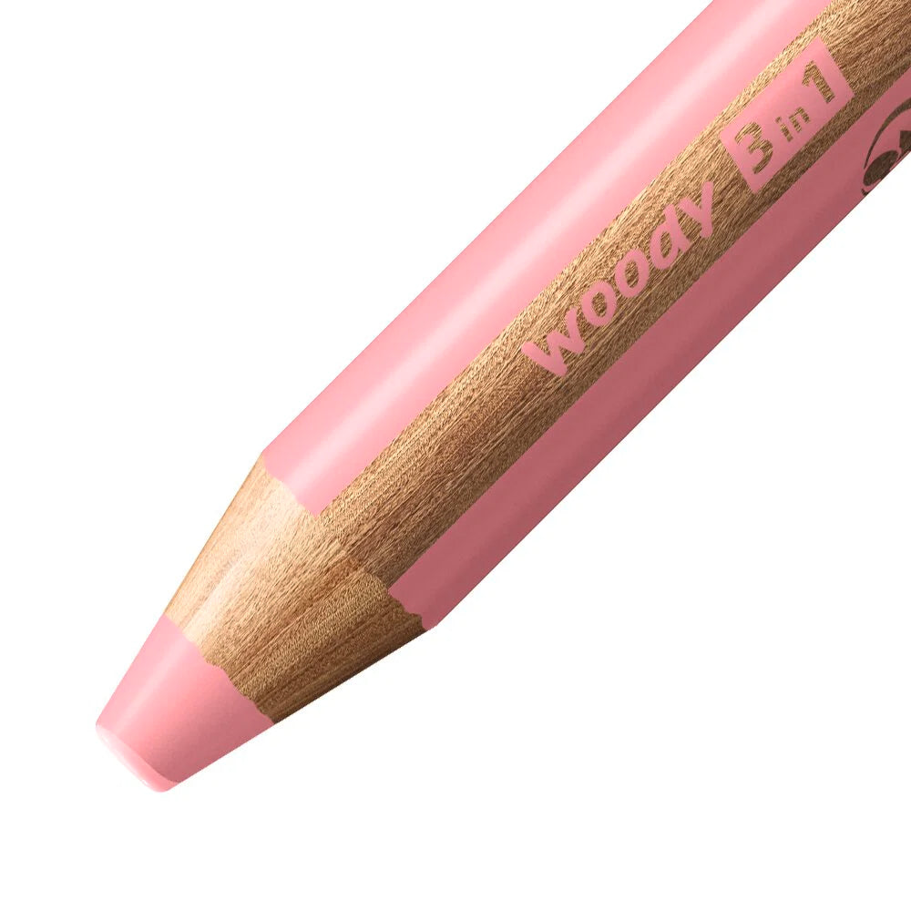 STABILO WOODY PASTEL PINK