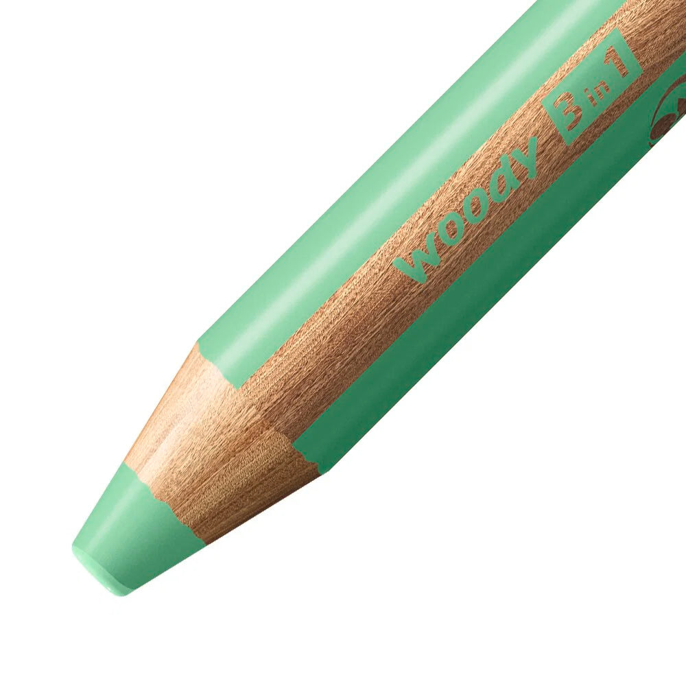 STABILO WOODY PASTEL GREEN